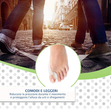 Carica l&#39;immagine nel visualizzatore di Gallery, Take Inspire Tutore Alluce Valgo 6 pezzi Correttore Separatore in Morbido Silicone Protezione Dolore Borsite Distanziatore Raddrizza Dita a Martello Piedi Protettore Supporto Uomo Donna