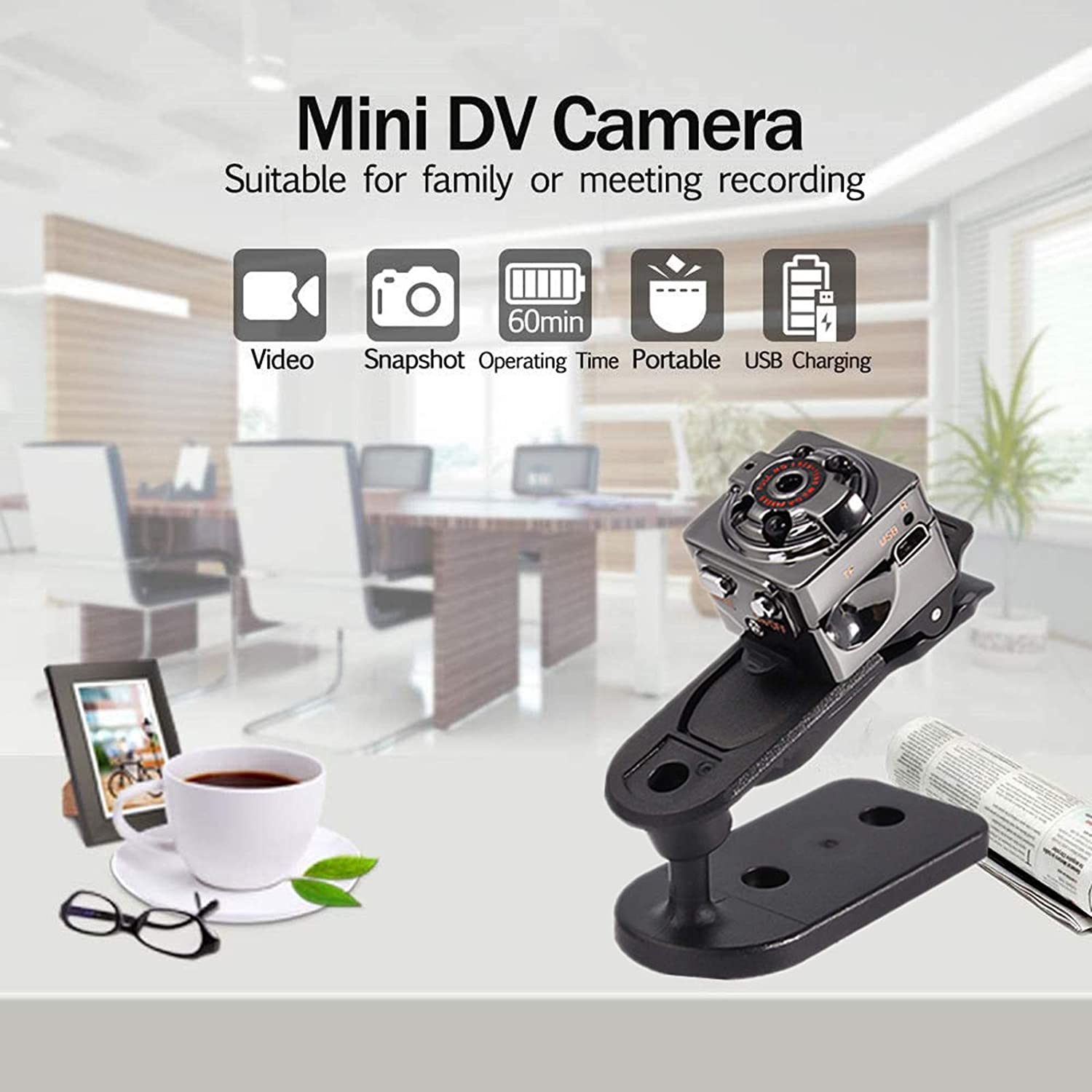 mini telecamera spia remota WiFi microcamera infrarossi notturni cam FULL HD SPY mini telecamera spia remota WiFi microcamera infrarossi notturni cam FULL HD SPY