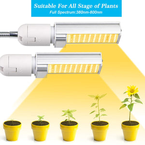 Upgrade 50w Sunlike LED Grow lampada con A - Plant Light With Timer - Ilgrandebazar