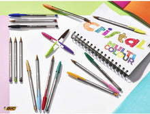 Carica l'immagine nel visualizzatore di Gallery, BIC Cristal 926381 penne multicolore, colori assortiti