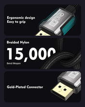 Carica l&#39;immagine nel visualizzatore di Gallery, Cavo Displayport 1.4 240Hz, Cavo DP 1.4 1M Supporto 8K@60Hz, 4K@144Hz, 2K@240Hz, HBR3 32.4Gbps, HDR, DSC 1.2, G-Sync &amp; Free-Sync, Silkland Display Port 1.4 per Gaming Monitor, Scheda Grafica