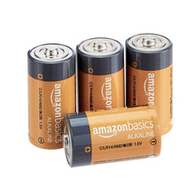 Carica l&#39;immagine nel visualizzatore di Gallery, AmazonBasics - Batterie alcaline mezza torcia per usi quotidiani 4 pz - Ilgrandebazar