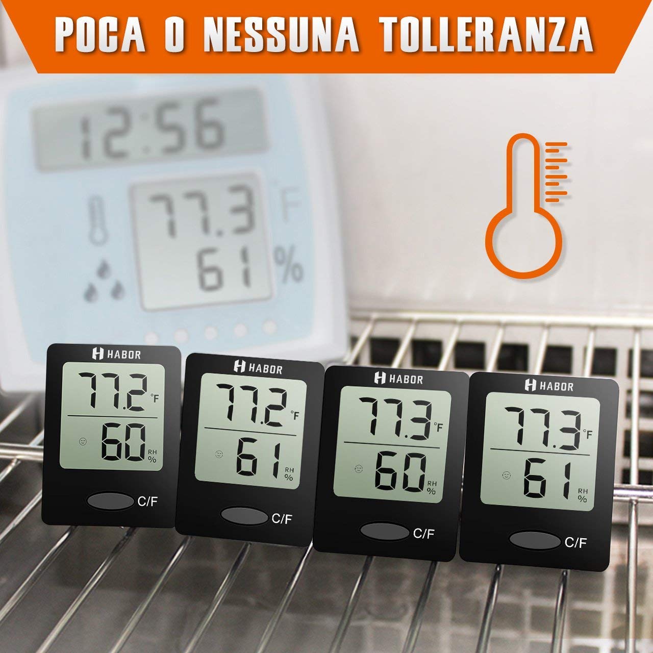 Termometro Per Misurare Umidità Barometro Termometro E Igrometro Igrometro Termometro Analogico Mavori 2in1 - Per Interni | Misura Umidità E Temperatura Analogico Ambiente Termometro Ambiente Da Parete - Foto 5