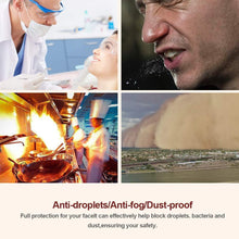 Carica l'immagine nel visualizzatore di Gallery, Visiere_Protettiva Trasparente per Adulti e Studenti, Face_Shield_Visor (Con 12 visiere e 6 montature per occhiali)