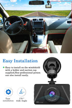 Carica l&#39;immagine nel visualizzatore di Gallery, 【2019 Nuova Versione】 CHORTAU Telecamera per Auto 1080P Full HD, Dashcam...