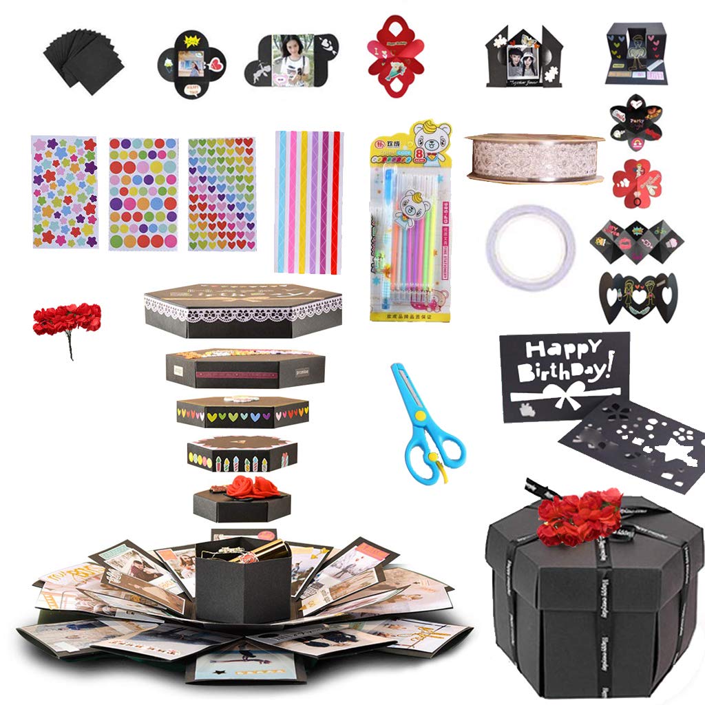 Explosion Box, Creativo Fai da Te a Sorpresa Esplosione Regalo Scatola,... - Ilgrandebazar