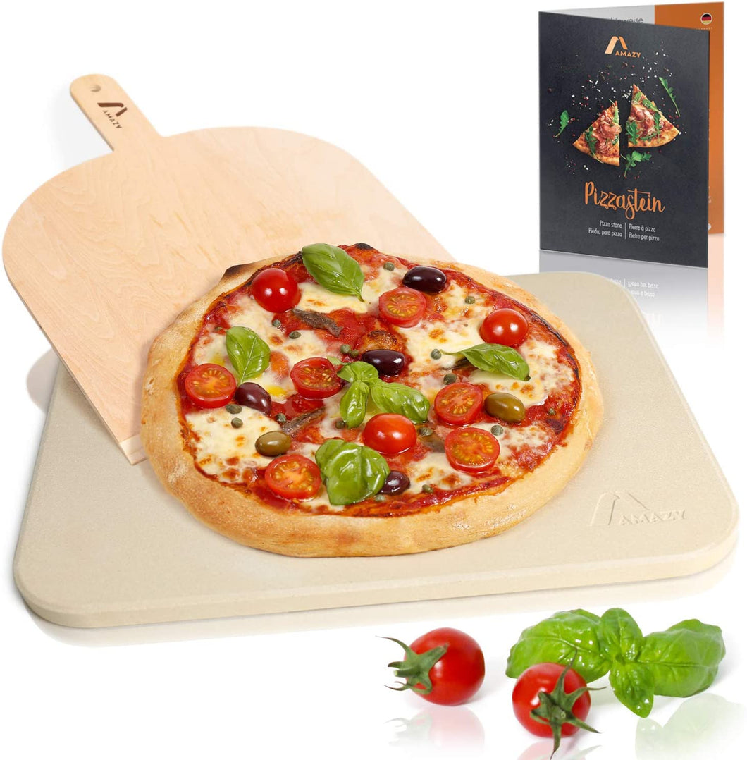 PIZZA Cotta su PIETRA REFRATTARIA nel FORNO di CASA - Impasto per la pizza  
