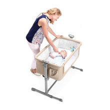 Carica l&#39;immagine nel visualizzatore di Gallery, Kinderkraft Culla da Affiancare NESTE, Lettino Co-Sleeping, Regolabile Grigio - Ilgrandebazar