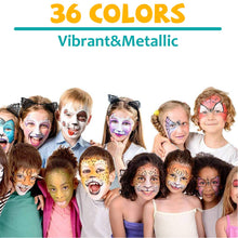 Carica l&#39;immagine nel visualizzatore di Gallery, Colori per Viso Bambini,Face Painting,36 Pastelli Truccare &amp; Corpo,... - Ilgrandebazar