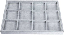 Carica l'immagine nel visualizzatore di Gallery, PuTwo Gioielli Organizzatore 12 Sezioni Lint cassetto Organizzatore display contenitore porta orecchini ideale e cassetti organizer