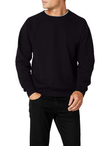 Fruit of the Loom Raglan Sweatshirt, Felpa Uomo, Nero (Black), Medium - Ilgrandebazar