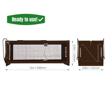 Carica l&#39;immagine nel visualizzatore di Gallery, RatzFatz Gabbia Trappola in Metallo per Catturare Animali Vivi di 1 Pcs - Ilgrandebazar