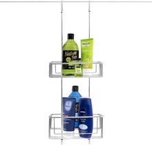 Carica l'immagine nel visualizzatore di Gallery, kowald Design Cesto Portaoggetti per Doccia da appendere Mensola XL 69x23x12 cm acciaio inox cromato