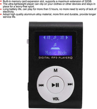Carica l'immagine nel visualizzatore di Gallery, PUSOKEI Lettore Mp3, Mini Lettore Musicale MP3 Portatile con Display LCD Mini/Clip Posteriore per Lo Sport, Supporta L'estensione della Scheda di Memoria da 32 GB(Nero)