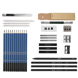 Lypumso Matite di Disegno Artistico, Set Matita 33, Multicolore - Ilgrandebazar