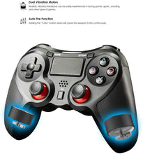 Carica l&#39;immagine nel visualizzatore di Gallery, JAMSWALL Controller Wireless PS4, Controller di Wireless Bluetooth, Controller di Gioco Senza Fili con Joypad del Dualshock per PS4 Slim/PRO And PC(Windows 7/8/8.1/10