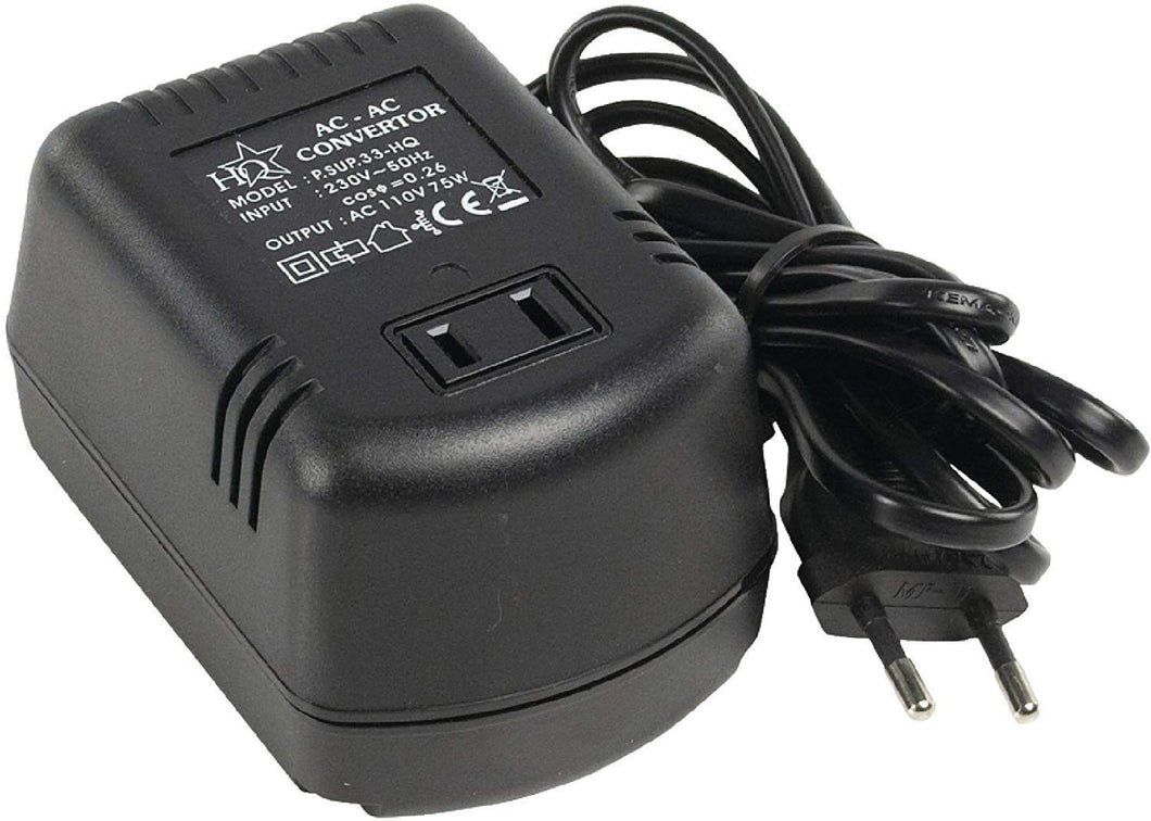 HQ P.SUP.33-HQ Riduttore di Tensione da 230 V a 110 V, 75 W, Per dispositivi...