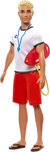 Barbie- Ken Bagnino Bambola con Accessori, Giocattolo per Bambini 3+ Anni, FXP04