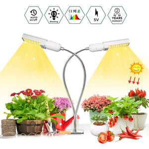 Upgrade 50w Sunlike LED Grow lampada con A - Plant Light With Timer - Ilgrandebazar