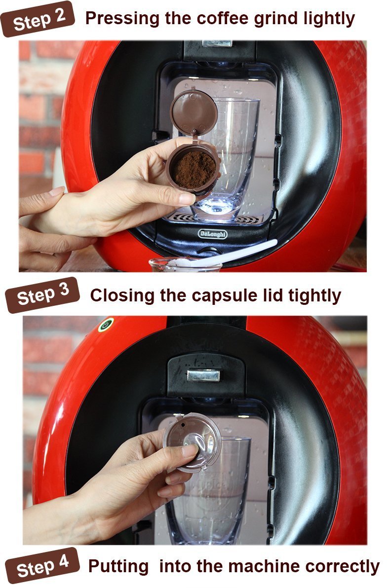 CAPSULA CAFFÈ RICARICABILE riutilizzabile acciaio inox capsula caffè