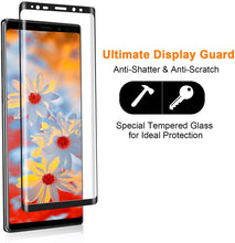 Carica l&#39;immagine nel visualizzatore di Gallery, Vetro Temperato per Samsung Galaxy Note 9,【2 pezzi】Pellicola Protettiva Durezza 9H, Resistente ai Graffi, Tocco Sensibile, Vetro Protezione Proteggi Schermo per Samsung Note 9 Schermo in Vetro
