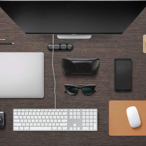 Organizer per la gestione dei cavi con clip cavi, ganci adesivi, 3k