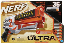 Carica l'immagine nel visualizzatore di Gallery, Hasbro Nerf Ultra Two Blaster Motorizzato - Blaster con Retrocarica rapida, 6 dardi Nerf Ultra - Compatibile solo con i dardi Nerf Ultra, Bianco/Arancione Hasbro Nerf Single