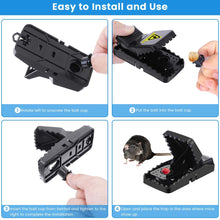 Carica l&#39;immagine nel visualizzatore di Gallery, O-Kinee Trappola per Topi, 4 Pezzi Trappole Topi Assassini Sensibili, 4pcs - Ilgrandebazar