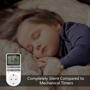 Presa Temporizzata EXTSUD 2 Pezzi Prese Timer Programmabili Spina Elettrica...