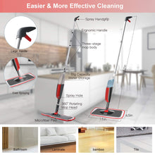 Carica l&#39;immagine nel visualizzatore di Gallery, Winpok Lavapavimenti a Spruzzo, Spray Mop Scopa a Rosso - Ilgrandebazar