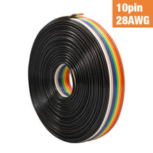 Carica l&#39;immagine nel visualizzatore di Gallery, ZITFRI Cavi per Arduino 5M Flat Cable Nastro Arcobaleno Cavo Rame Cavetti...
