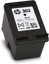 Carica l'immagine nel visualizzatore di Gallery, HP 302 F6U66AE Cartuccia Originale per Stampanti a Getto di Inchiostro, Compatibile con DeskJet 1110, 2130 e 3630, HP OfficeJet 3830 e 4650, HP ENVY 4520, Nero