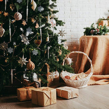 Carica l&#39;immagine nel visualizzatore di Gallery, LEMESO 36 pz Decorazioni Albero di Natale Ghiaccioli Natalizi Fiocchi di Neve Goccia Coni Gelato Cristallo Pendenti Ciondoli Addobbi Trasparente in Plastica Ornamenti Con Fili da Appendere