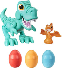 Carica l'immagine nel visualizzatore di Gallery, Hasbro Play-Doh Dino Crew - Il T-Rex Mangione, dinosauro giocattolo con suoni da dinosauro e 3 uova Play-Doh, per bambini dai 3 anni in su