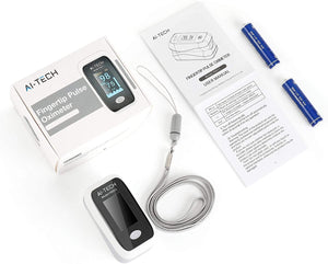 Saturimetro da dito sensore di saturazione di ossigeno e polso cardiofrequenzimetro di colori diversi con OLED display (A)