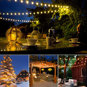 Elegear Catena Luminosa Esterno 30+3 Filo Luci Catene Luminose - Ilgrandebazar