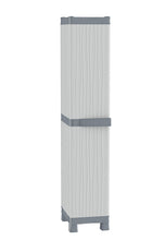 Carica l'immagine nel visualizzatore di Gallery, TERRY Base 2350 UW Armadio ad 1 Anta con 6 35 x 43.8 x 181.8 cm, Grigio - Ilgrandebazar