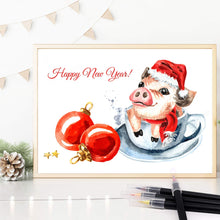 Carica l&#39;immagine nel visualizzatore di Gallery, Amteker Brush Pen Lettering 20 Acquerelli Penne + 1 Pennello Multicolore - Ilgrandebazar