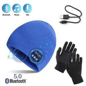 TAGVO Bluetooth V5.0 Beanie con Guanti Touchscreen Set, addensata Inverno... - Ilgrandebazar