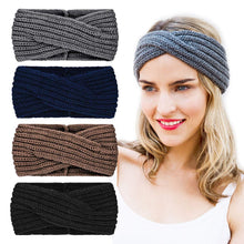 Carica l&#39;immagine nel visualizzatore di Gallery, DRESHOW 4 Pezzi Fasce per Capelli Tessuto di Lana Turbante Fascia da Donna... - Ilgrandebazar
