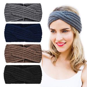 DRESHOW 4 Pezzi Fasce per Capelli Tessuto di Lana Turbante Fascia da Donna... - Ilgrandebazar