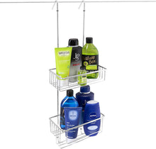 Carica l'immagine nel visualizzatore di Gallery, kowald Design Cesto Portaoggetti per Doccia da appendere Mensola XL 69x23x12 cm acciaio inox cromato