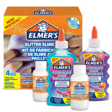 Carica l'immagine nel visualizzatore di Gallery, ELMER’S Kit Glitterato per Slime con Colla Glitterata Viola e Blu e 2 Flaconi di Liquido Magico Attivatore di Slime, 4 Pezzi