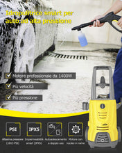 Carica l&#39;immagine nel visualizzatore di Gallery, oasser Idropulitrice Elettrica ad Alta Pressione 1400W 125 Bar 380L/H,... - Ilgrandebazar