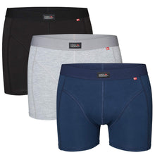 Carica l&#39;immagine nel visualizzatore di Gallery, DANISH ENDURANCE Boxer da Uomo in Cotone Elasticizzato, Pacco 3, Mutande...