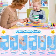 Carica l&#39;immagine nel visualizzatore di Gallery, Dookey Slime Unicorno Kit, Laboratorio Slime per Bambine Slime Forniture Include Argilla, Glitter, Fette di Frutta, Magical Craft Fai da Te Set di Slime Fatto in Casa (43 Pezzi)