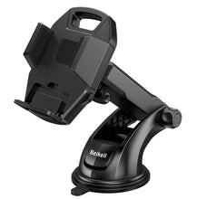Carica l'immagine nel visualizzatore di Gallery, Beikell Supporto Auto Smartphone, Supporto per Telefono per Auto [360 Gradi di Rotazione] con Cruscotto Regolabile e Supporto per Braccio Estensibile per Auto Forte Rilievo in Gel Appiccicoso Nero