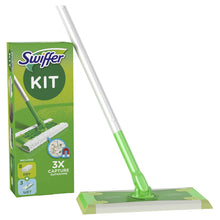 Carica l&#39;immagine nel visualizzatore di Gallery, Swiffer Starter Kit Scopa Lavapavimenti per Pulizia di Pavimenti, in Legno... - Ilgrandebazar