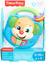 Carica l'immagine nel visualizzatore di Gallery, Fisher-Price - Lettore Musicale Canta e Impara, Giocattolo Elettronico Ridi per Bambini 6-36 Mesi, FPV06