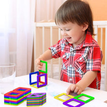 Carica l&#39;immagine nel visualizzatore di Gallery, Desire Deluxe 94 Pezzi Costruzioni Magnetiche per Bambini Gioco Educativo e Creativo per Bimbi da 3 Anni Plastica ABS Alimentare Atossica 94 Blocchi Magnetici con Angoli Smussati Diverse Forme